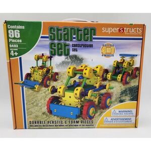 Supers Structs Starter Set Construction Toy‎ Builds 4 Models 96 Pieces NIB EXC